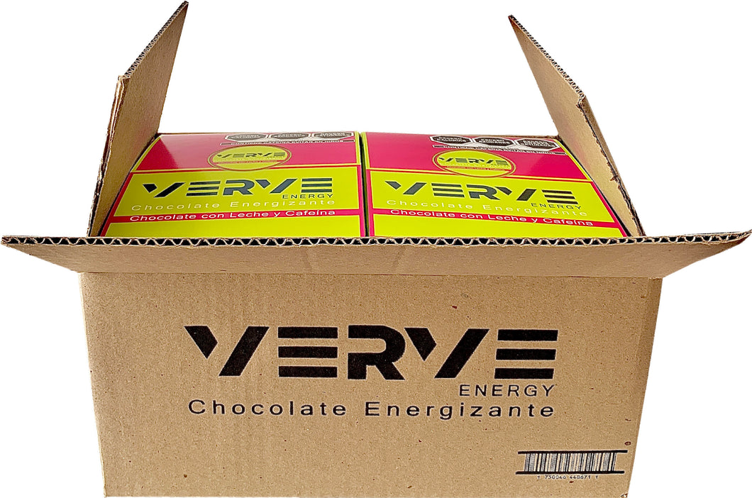 VERVE Energy: Chocolate con Leche y Cafeína (120 Piezas)